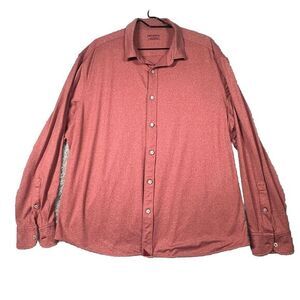 UNTUCKit Performance Tee BD Terra Men's Size 2XL Perf‎ Red Shirt